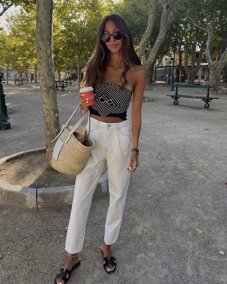 Chic White Jeans Outfits (10)