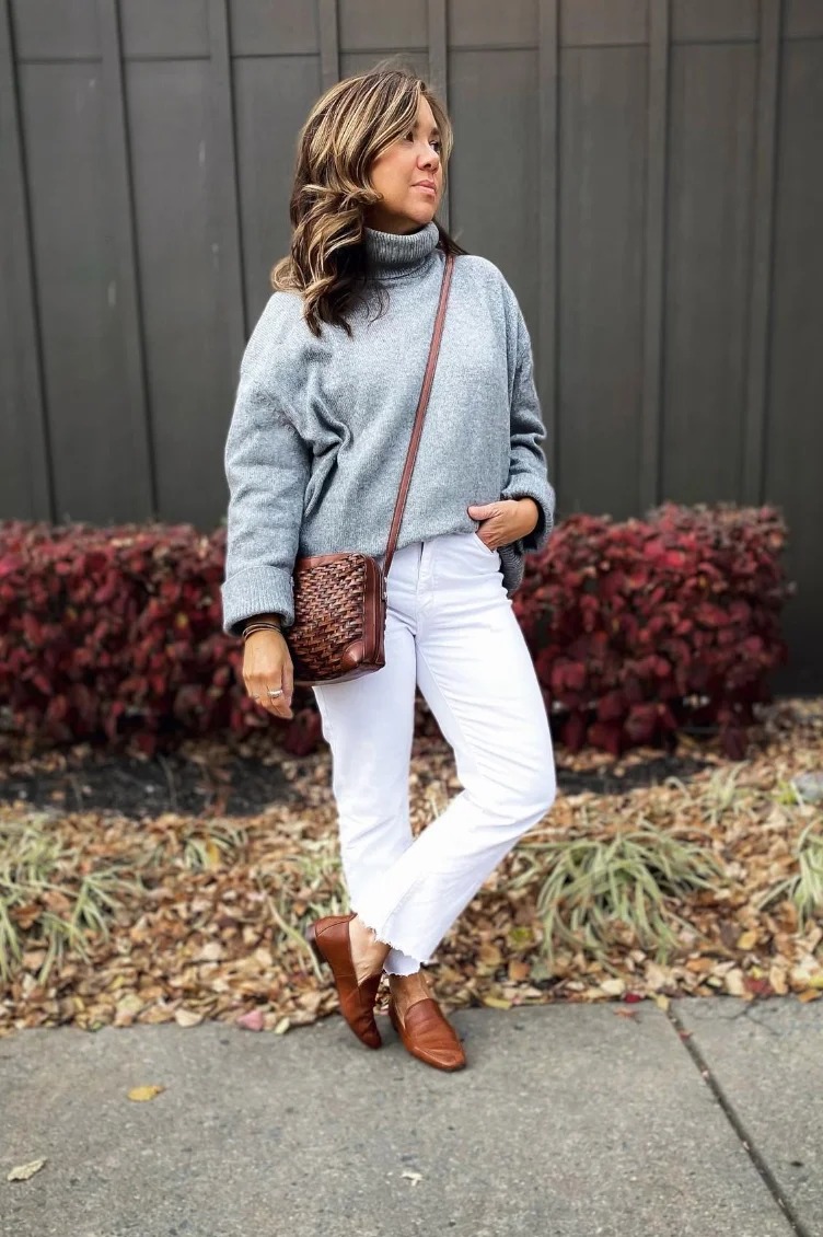 Chic White Jeans Outfits (12)
