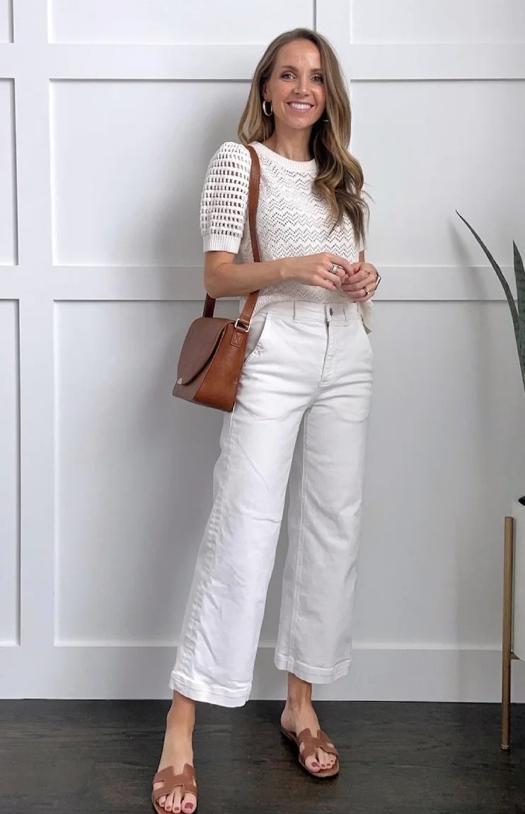 Chic White Jeans Outfits (7)