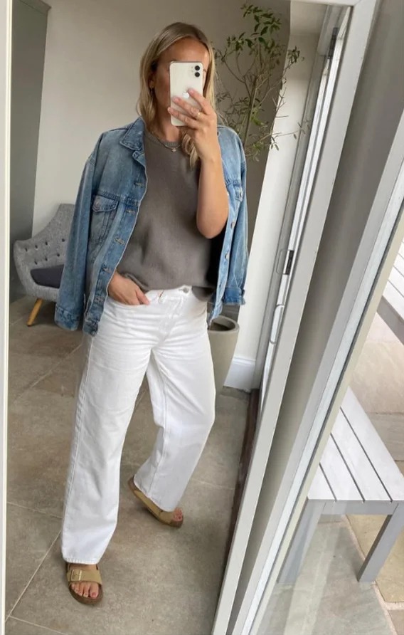 Chic White Jeans Outfits (8)