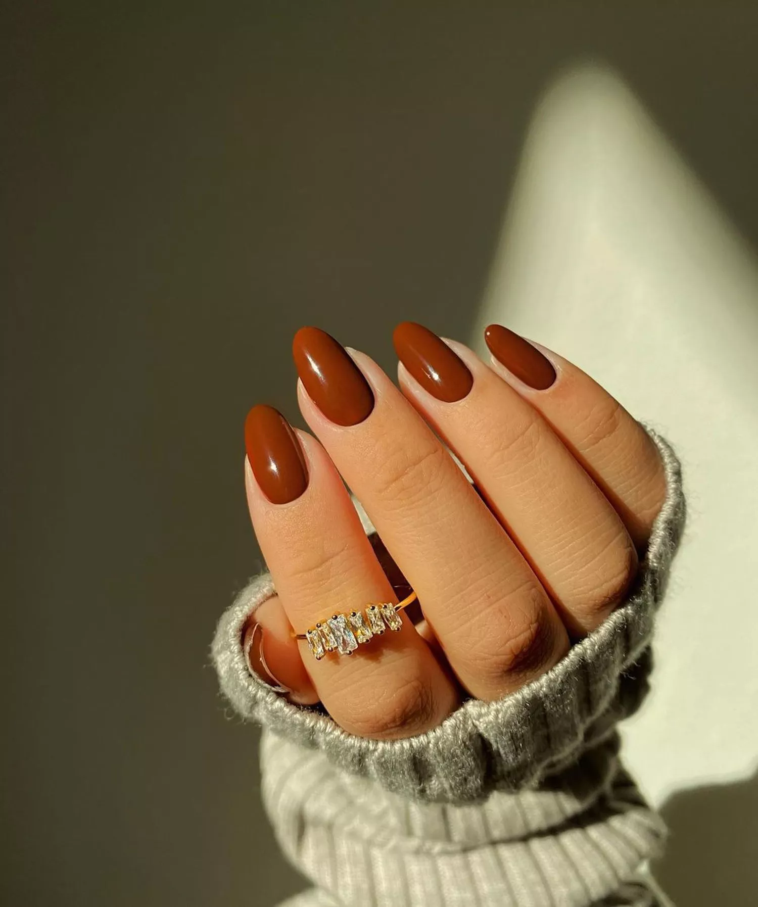 brown nail designs