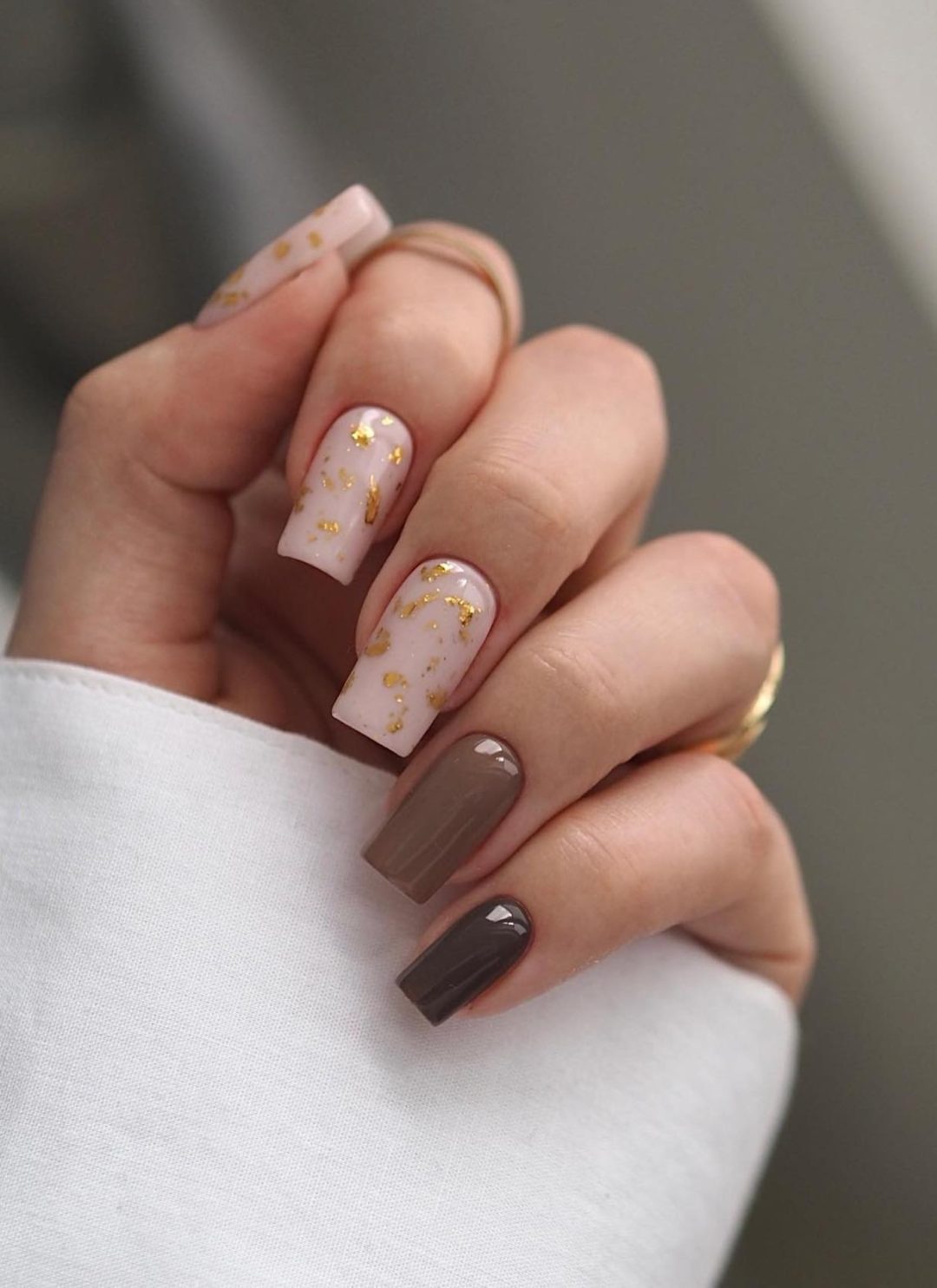 brown nail designs
