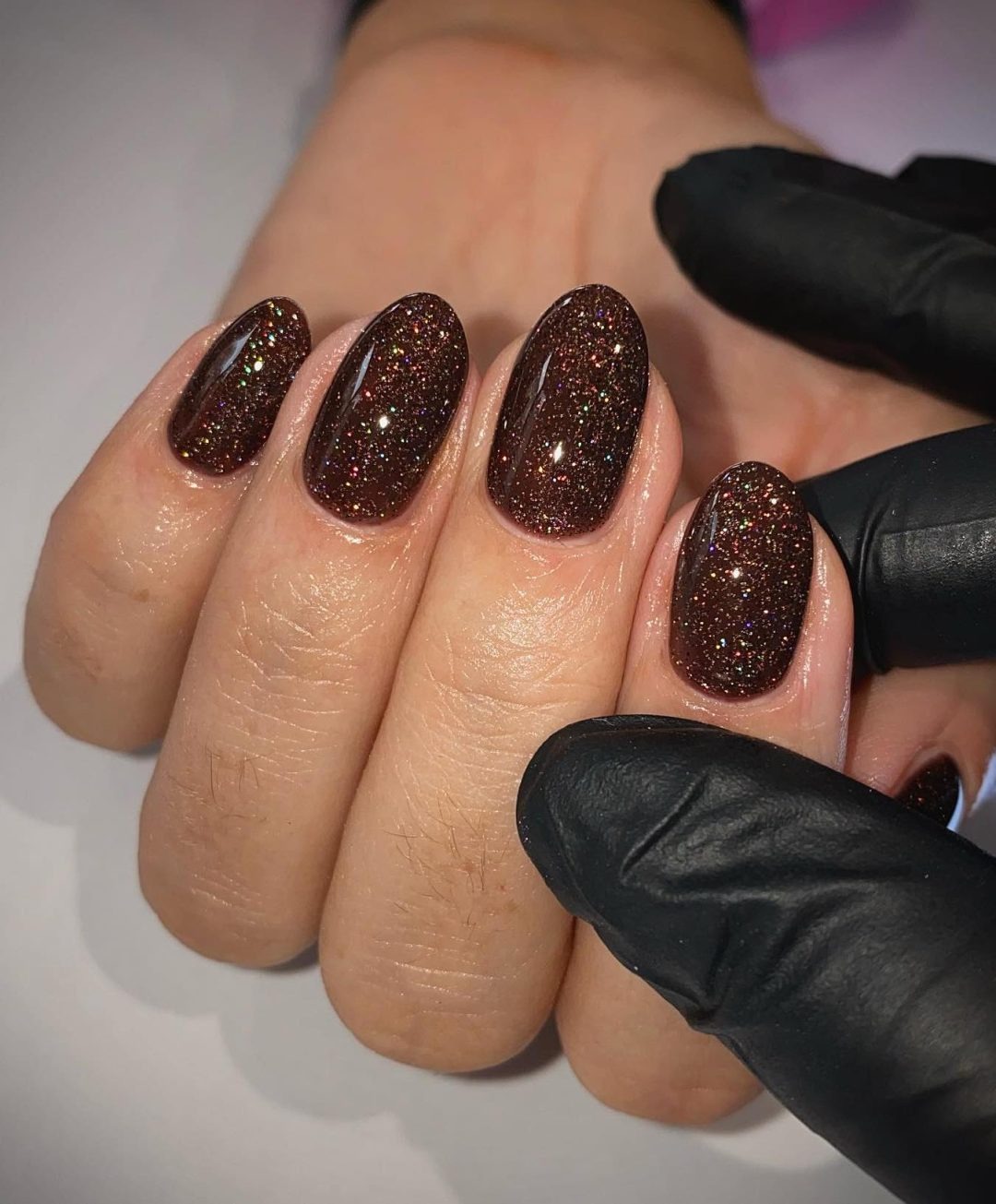 brown nail designs