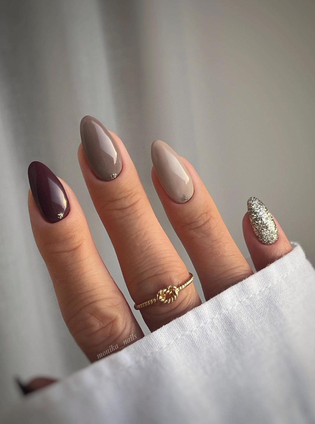 brown nail designs