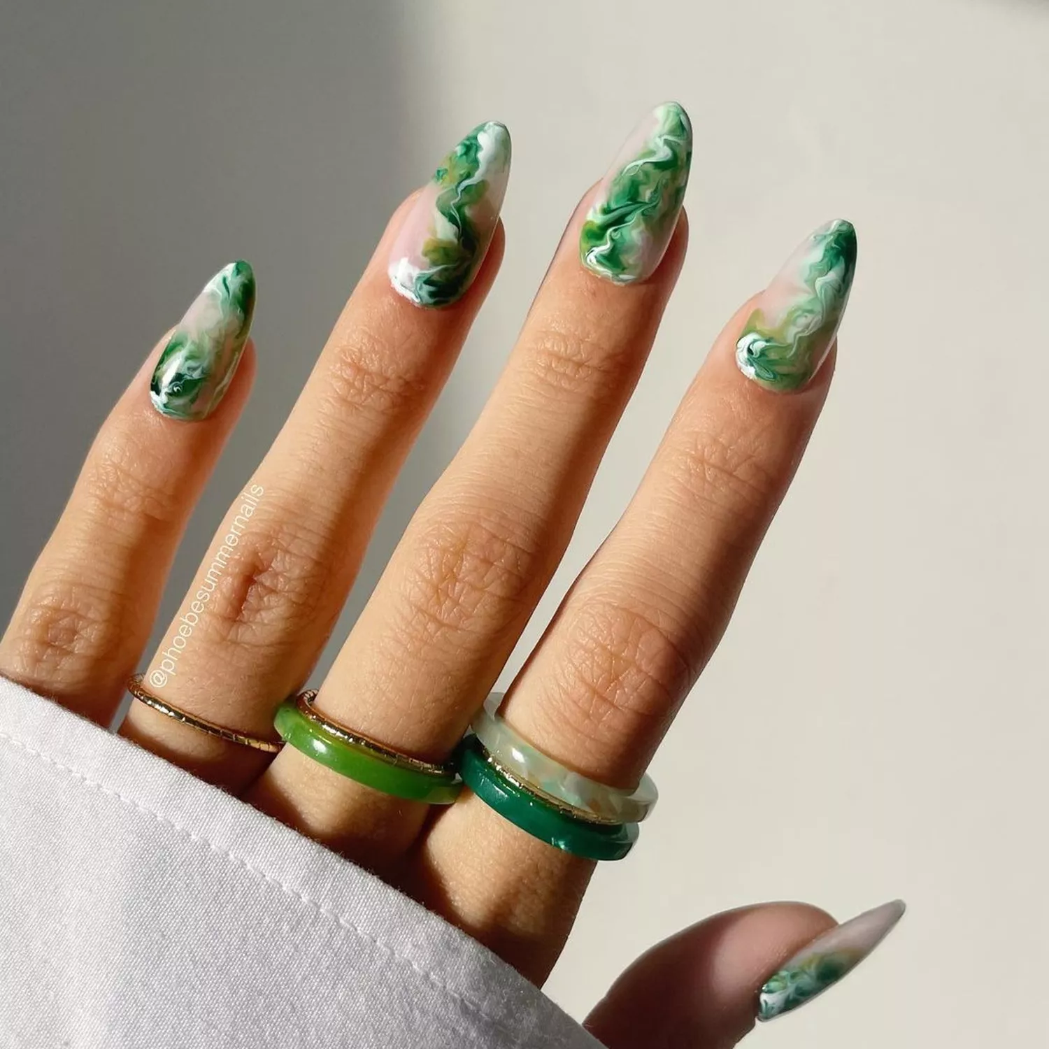 marble nail designs