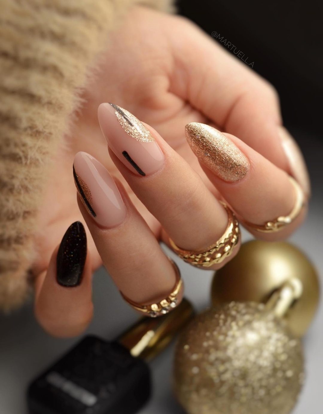 new year eve nail designs