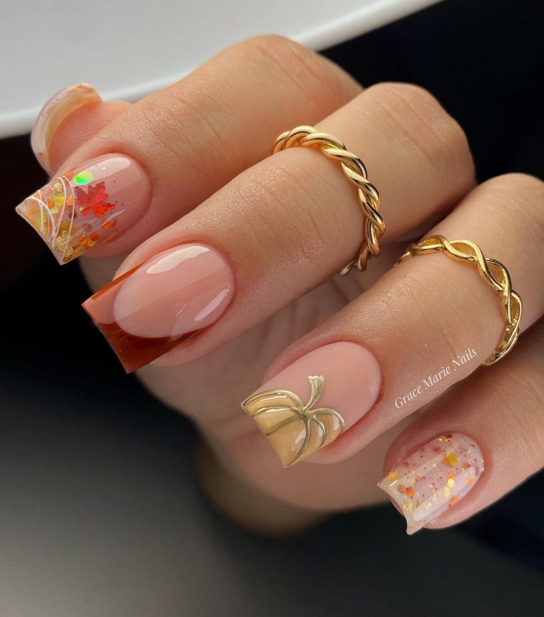 thanksgiving nails 