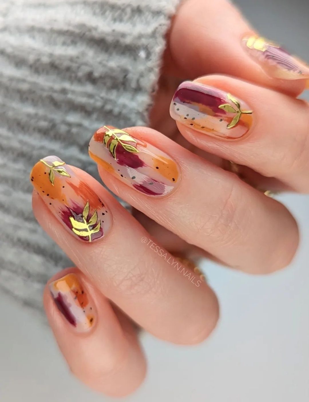 thanksgiving nails 