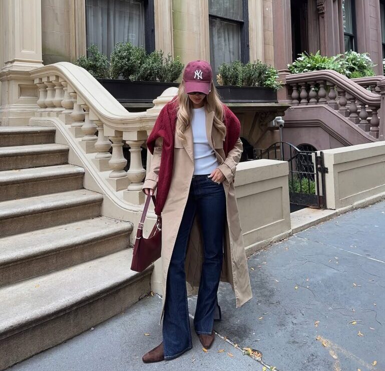 trench coat outfit ideas