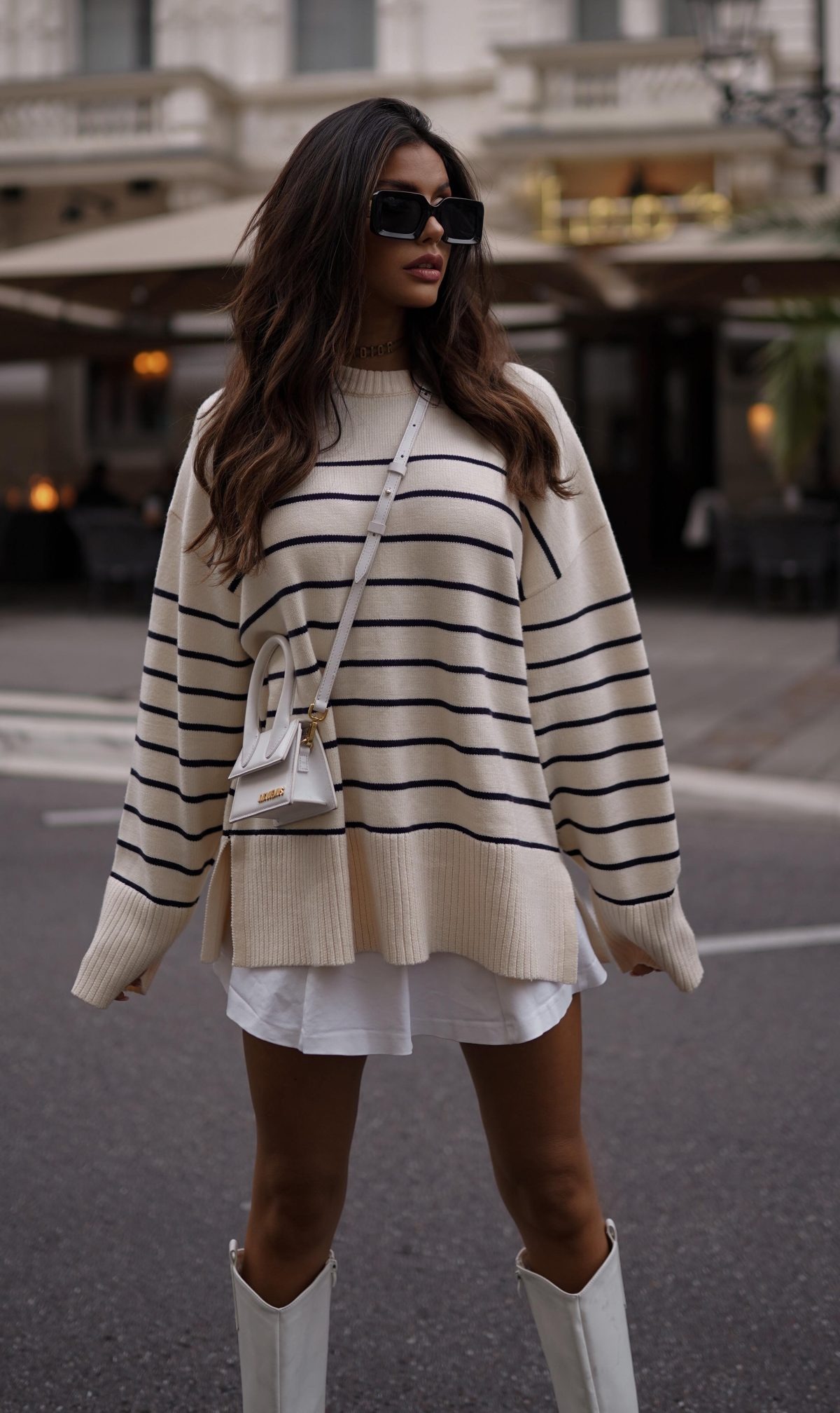 white boots outfit ideas