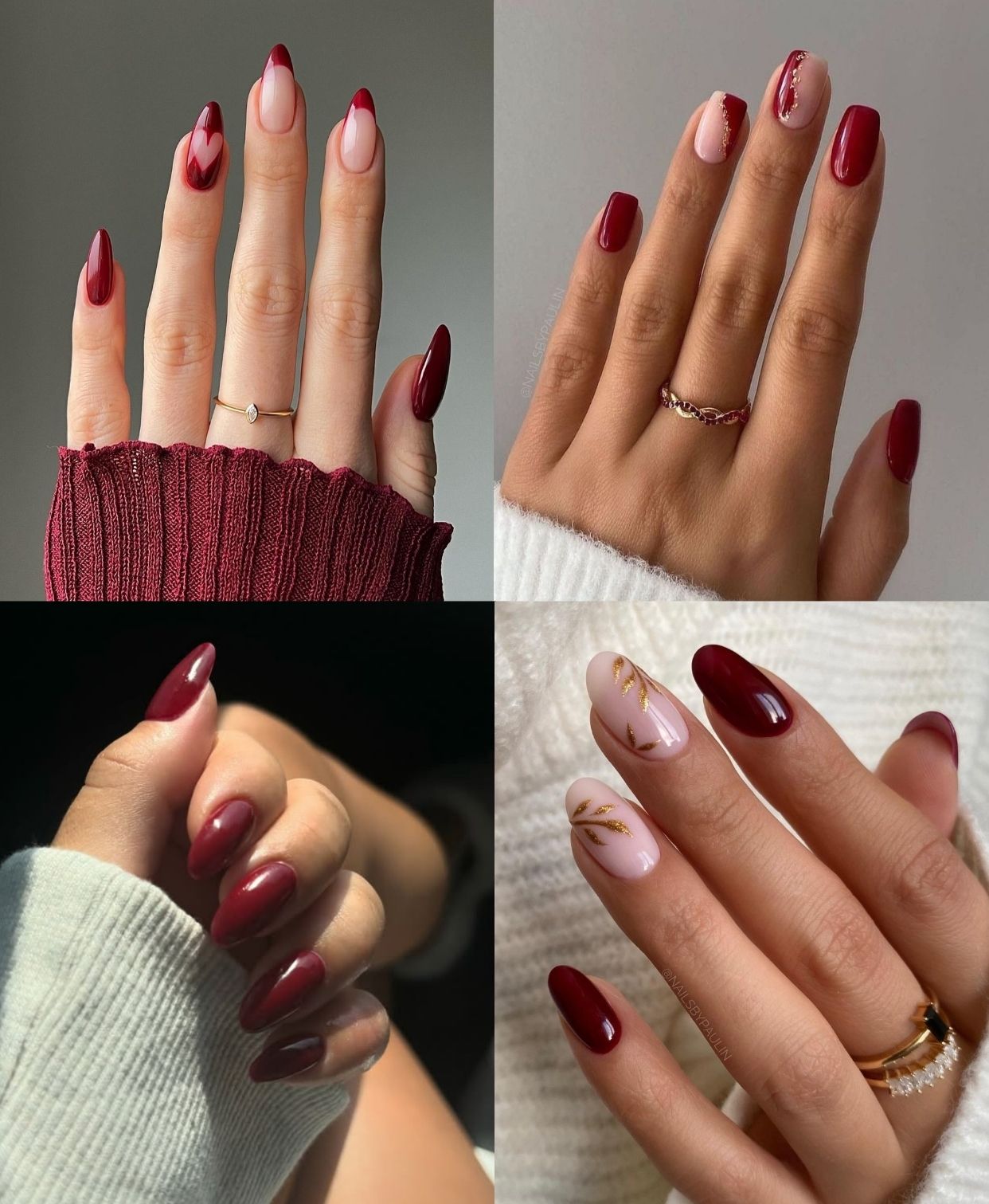 Burgundy Nail Designs You’ll Never Get Over