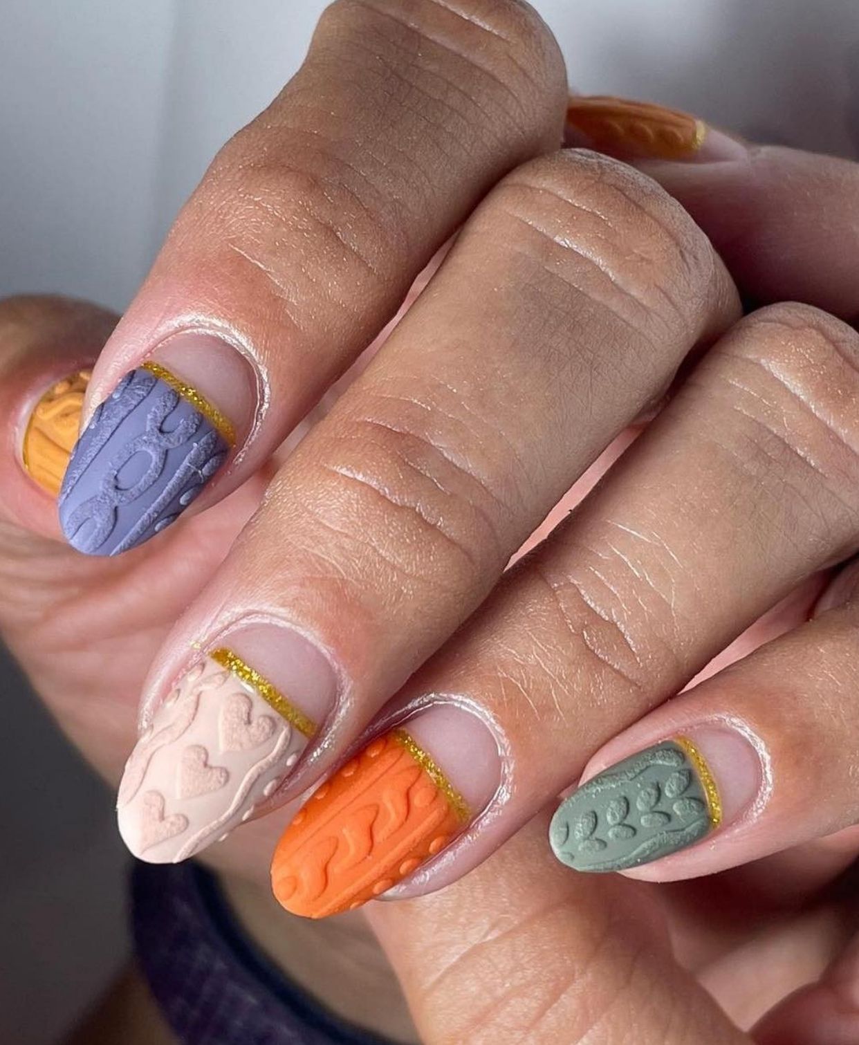 Sweater Nail Designs That Feel Like a Warm Hug
