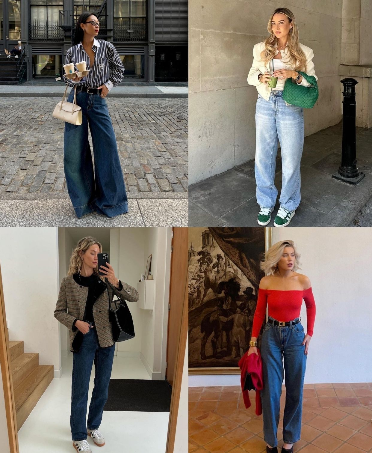 What Do You Wear With Wide Leg Jeans